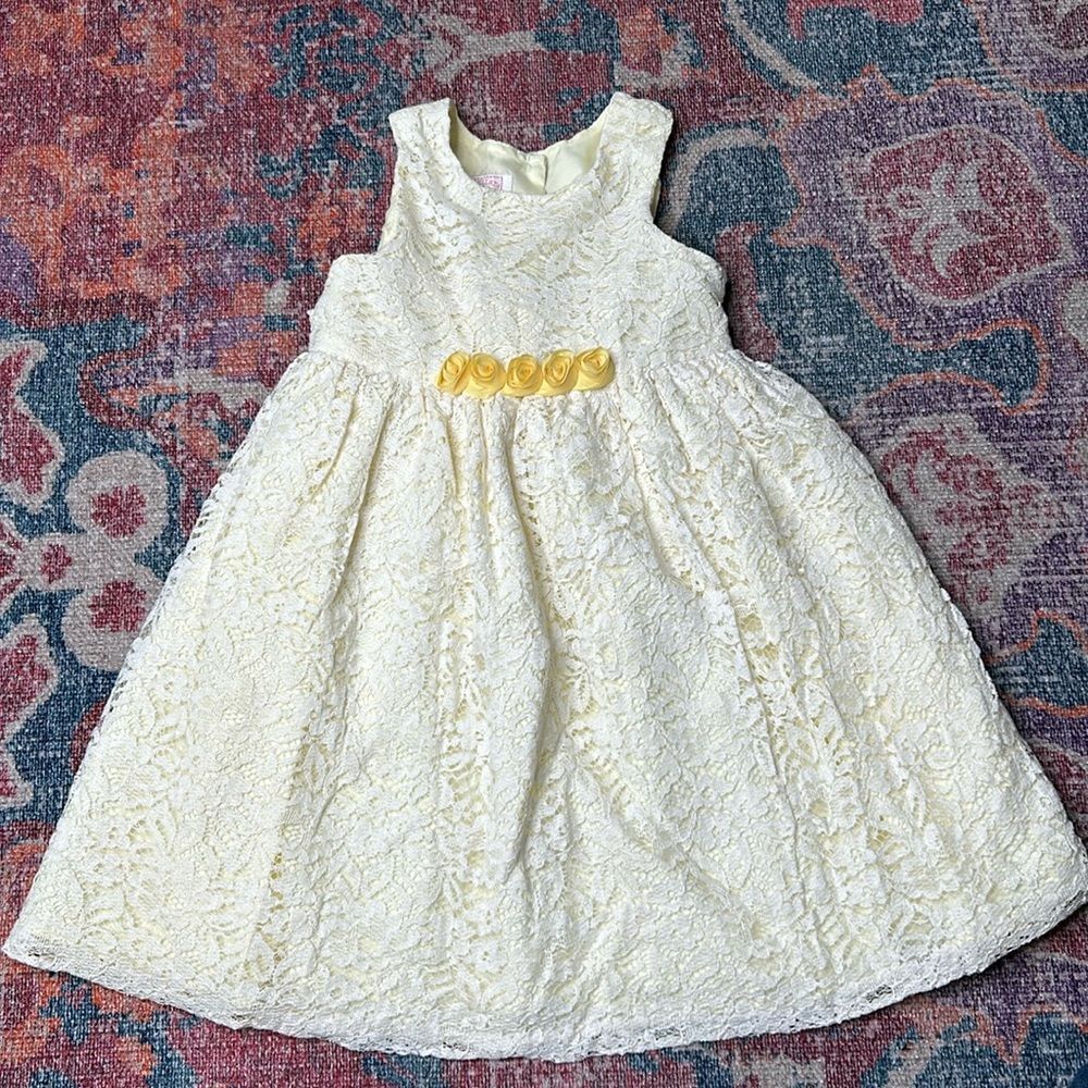 MARMELLATA 4T Girls Easter Flower Girl Dress.